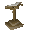 Teak demon lectern