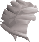 A powdered wig