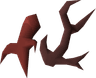 Broken antler