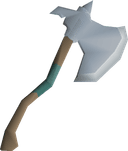Crystal felling axe
