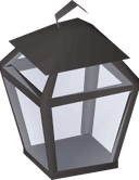 Empty candle lantern