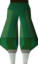 Green elegant legs