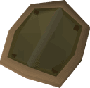 Hard leather shield