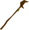 Redwood hiking staff