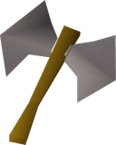 Steel thrownaxe