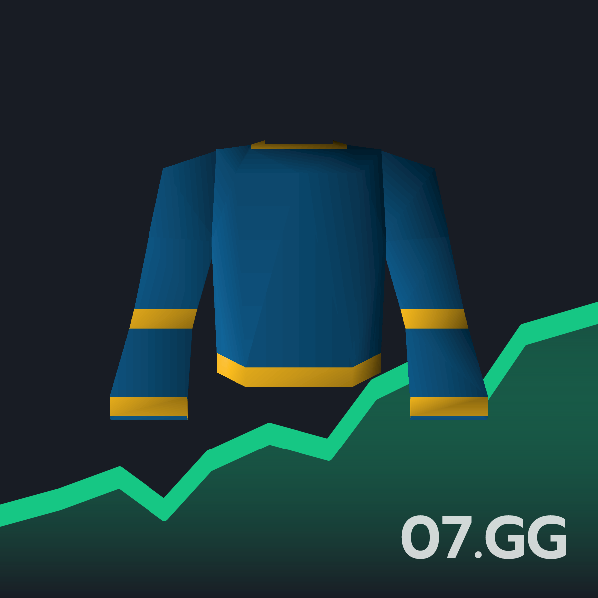 Blue wizard robe (g) - Live OSRS GE Price