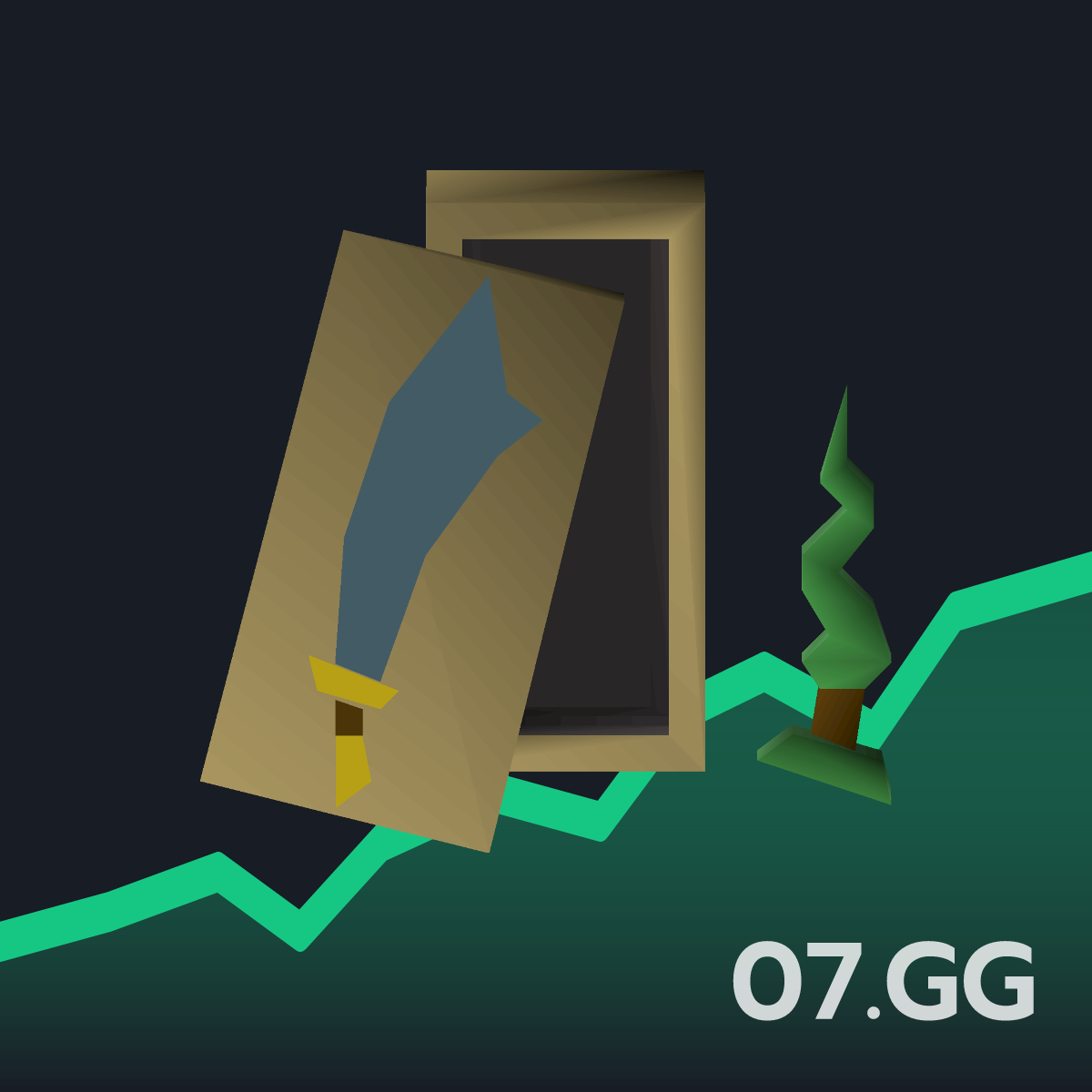 Rune scimitar ornament kit (guthix): Live GE Price on OSRS