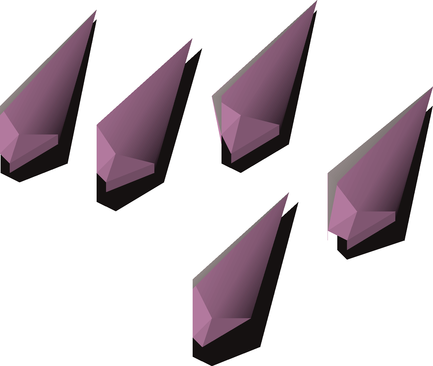 Amethyst arrowtips