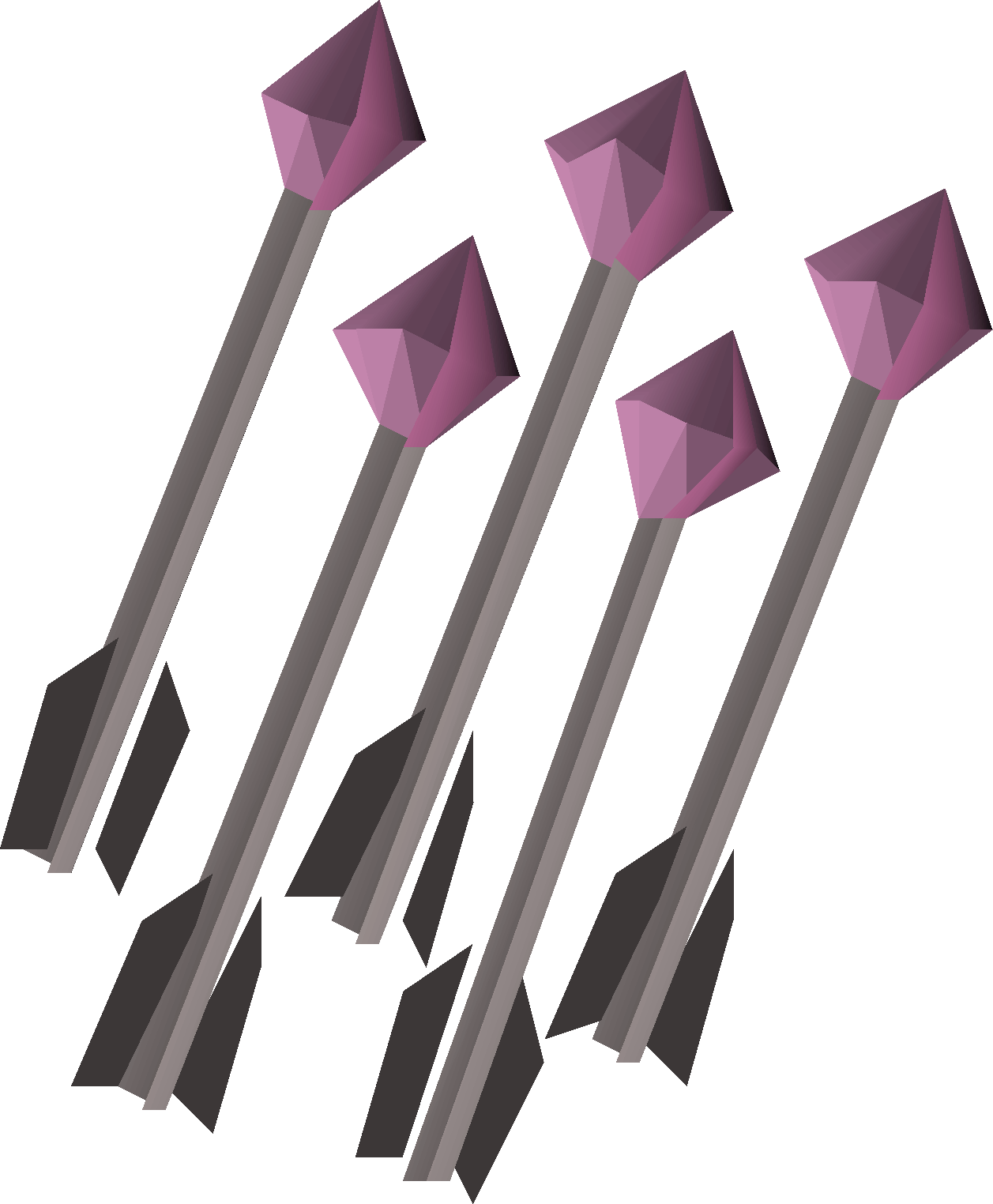 Amethyst broad bolts