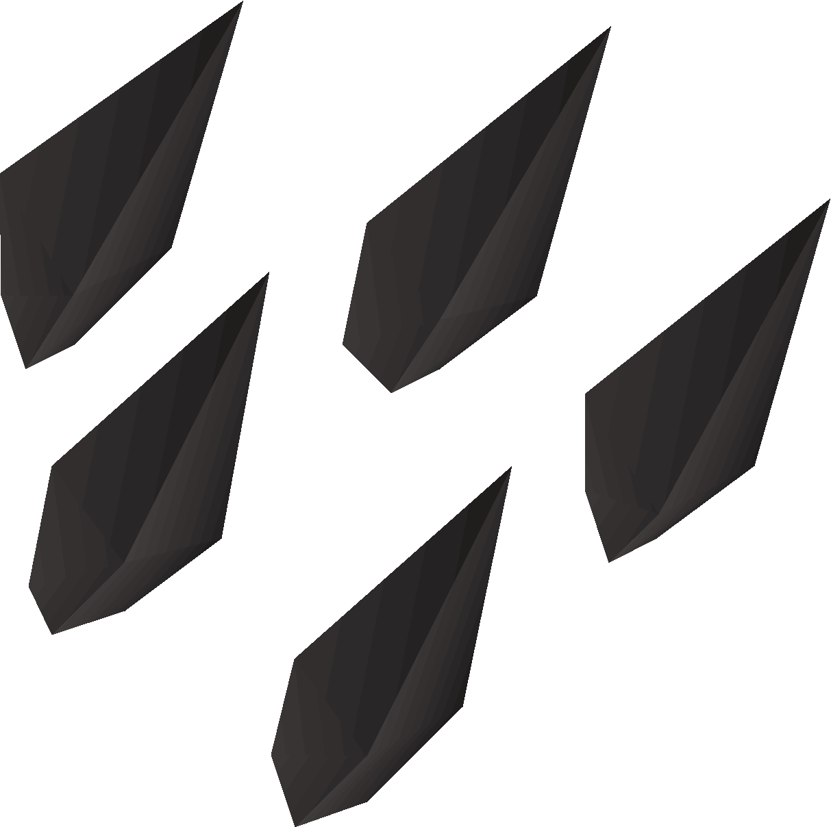 Atlatl dart tips