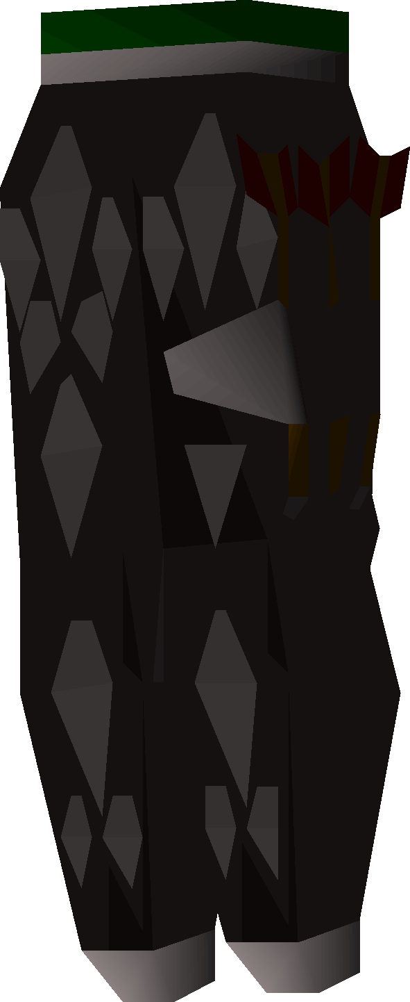 Black d'hide chaps (t)