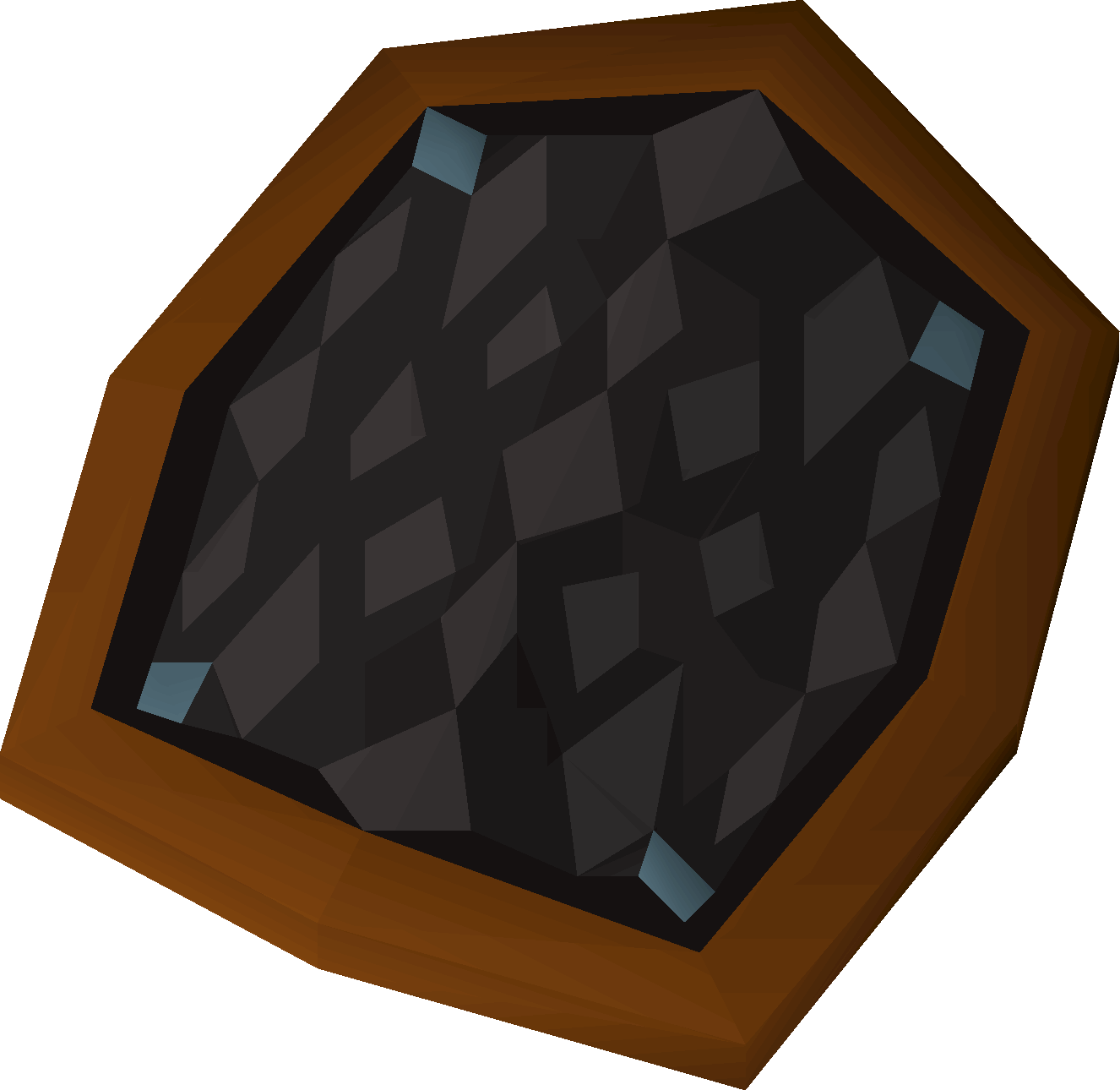 Black d'hide shield