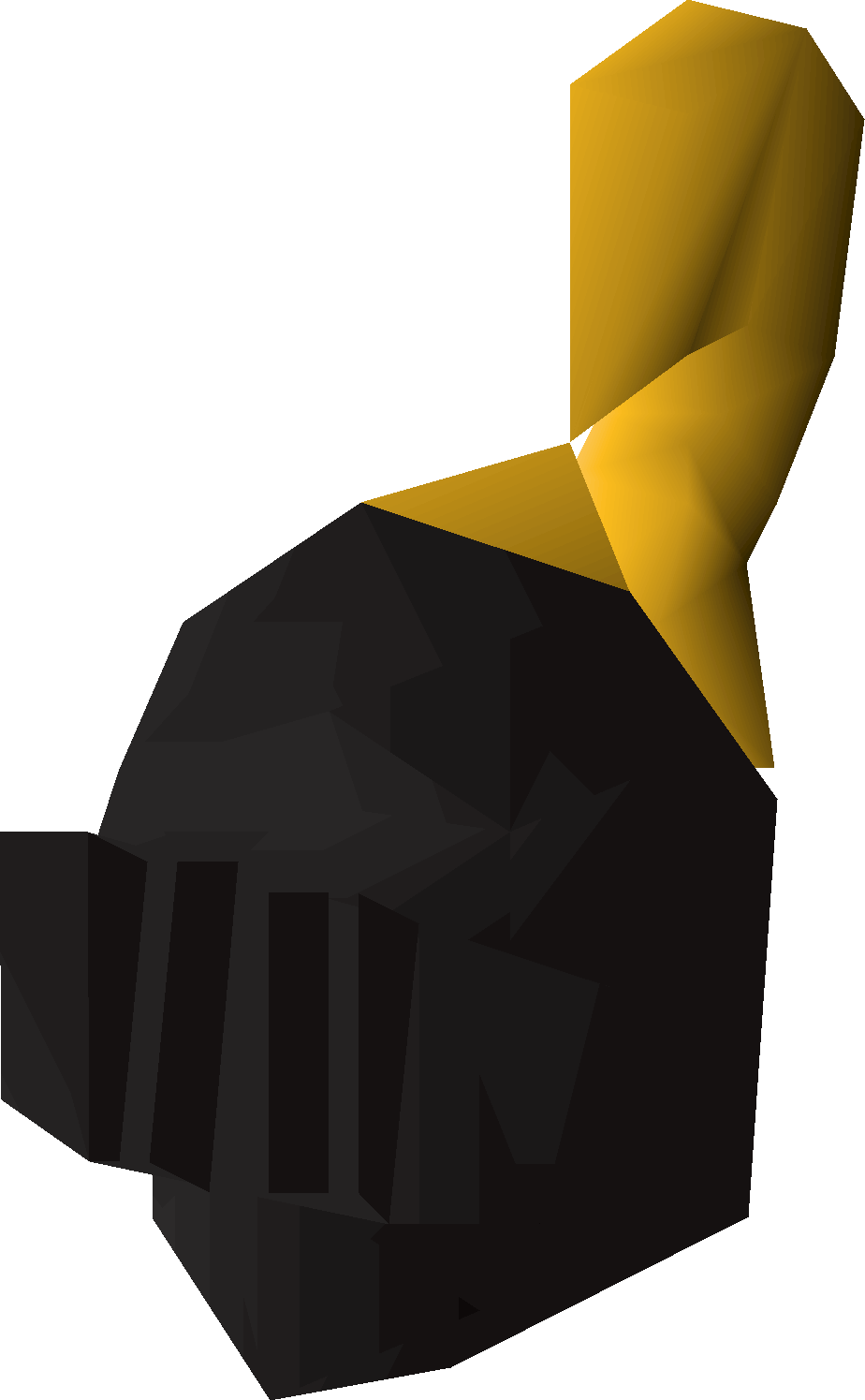Black full helm (g)