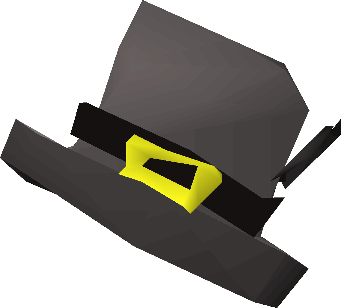 Black leprechaun hat