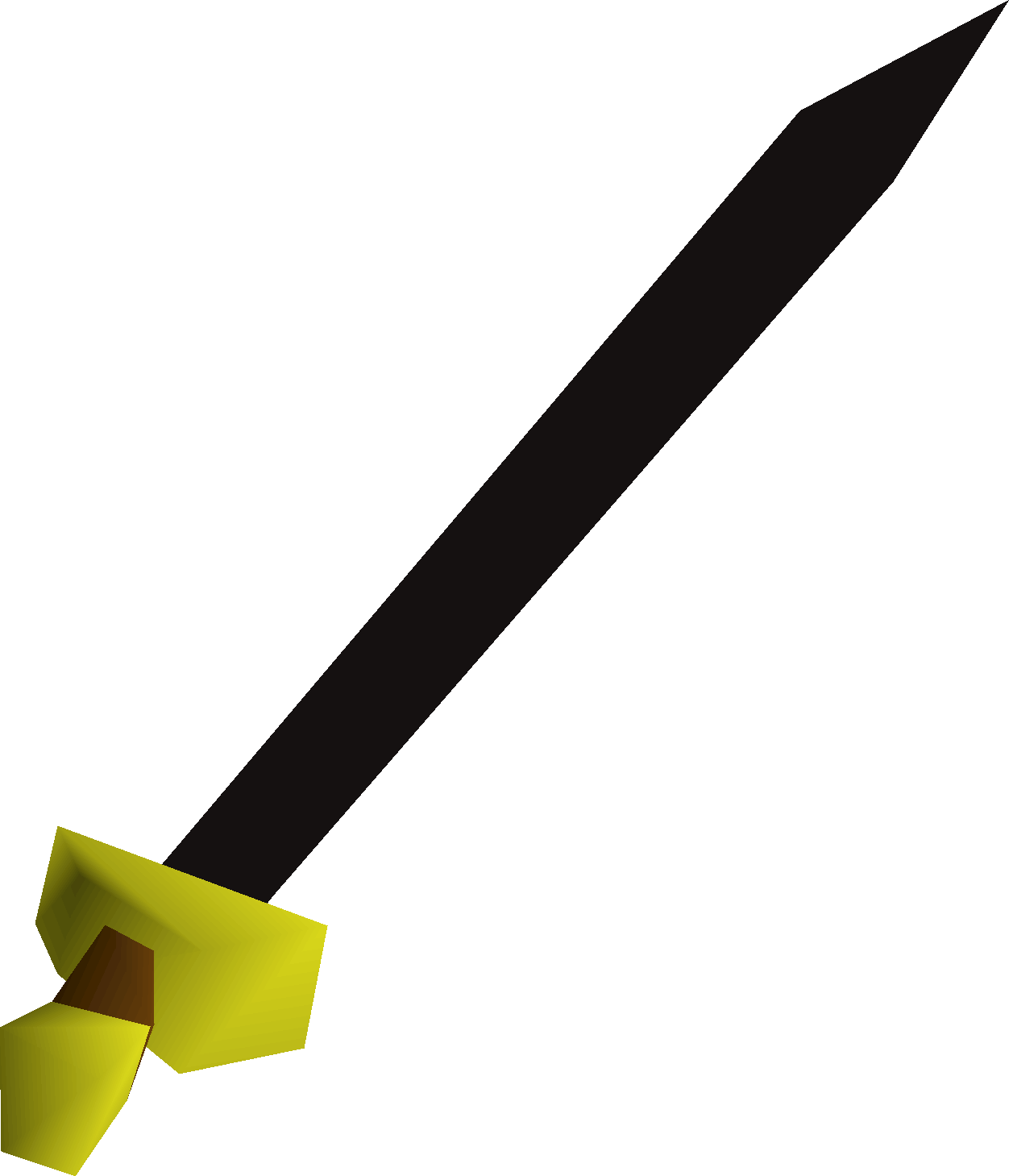 Black longsword