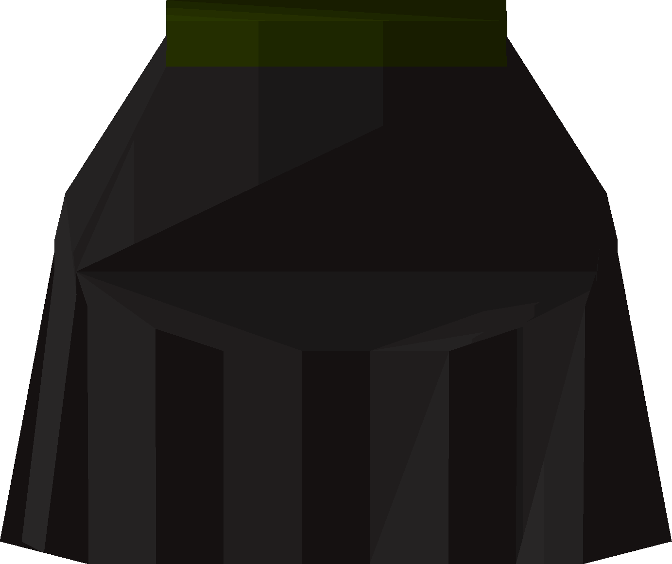 Black plateskirt