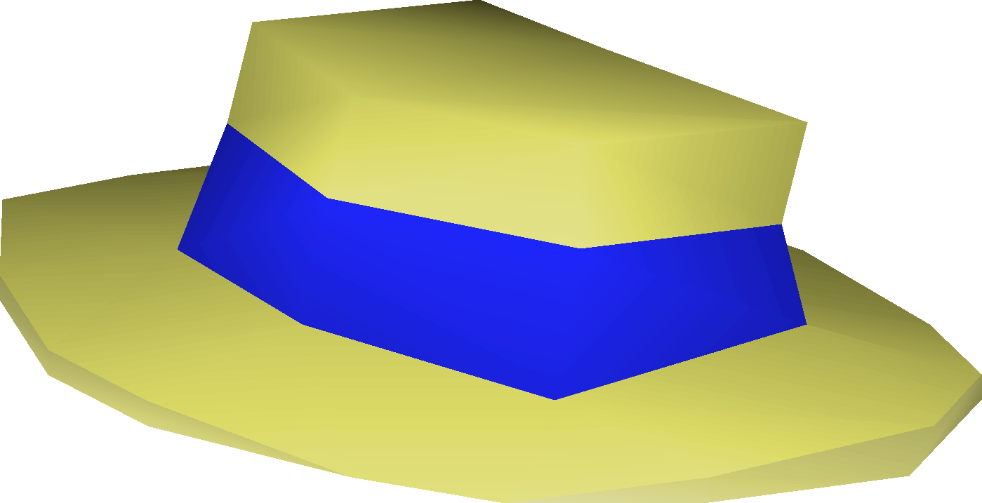 Blue boater