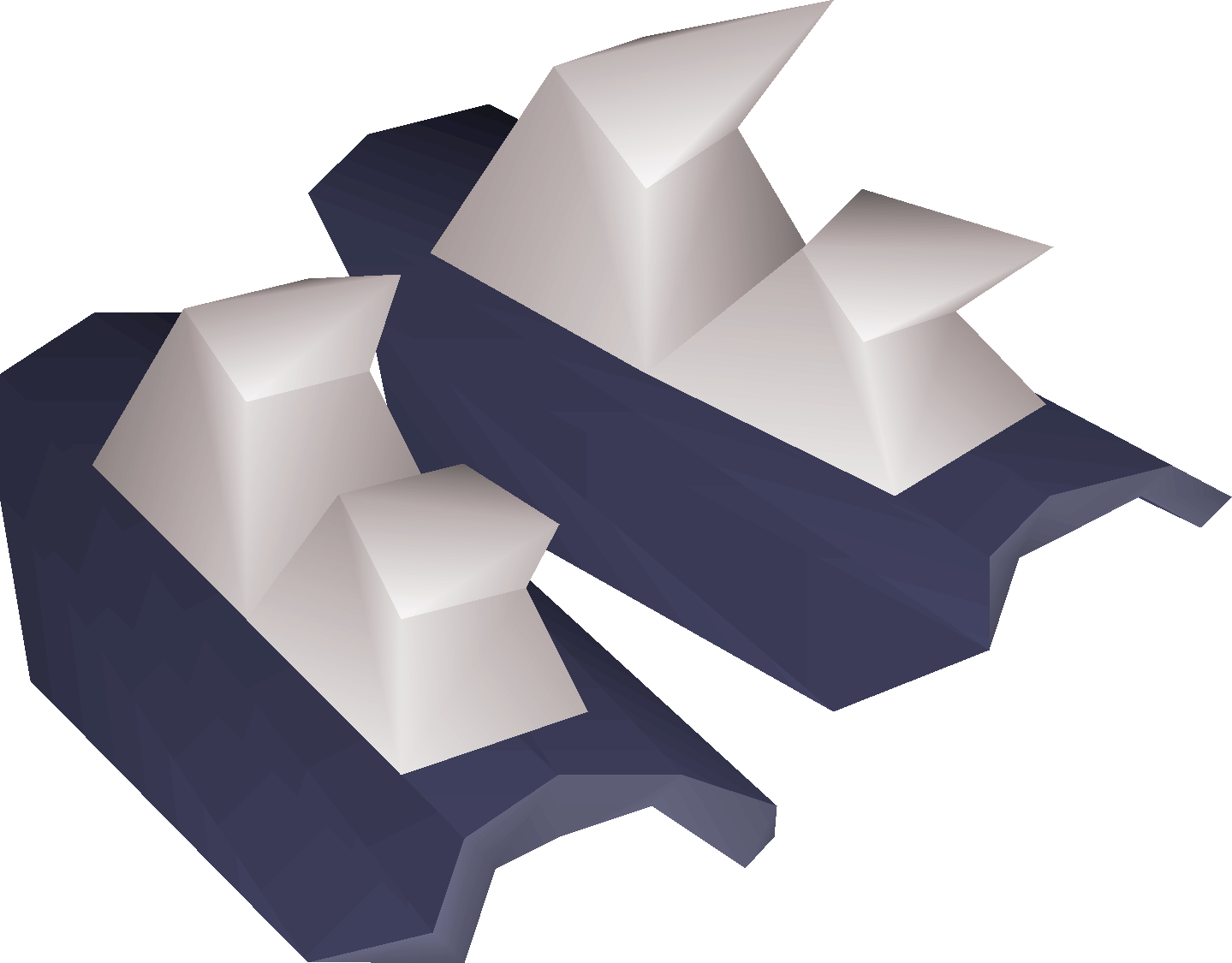 Blue spiky vambraces