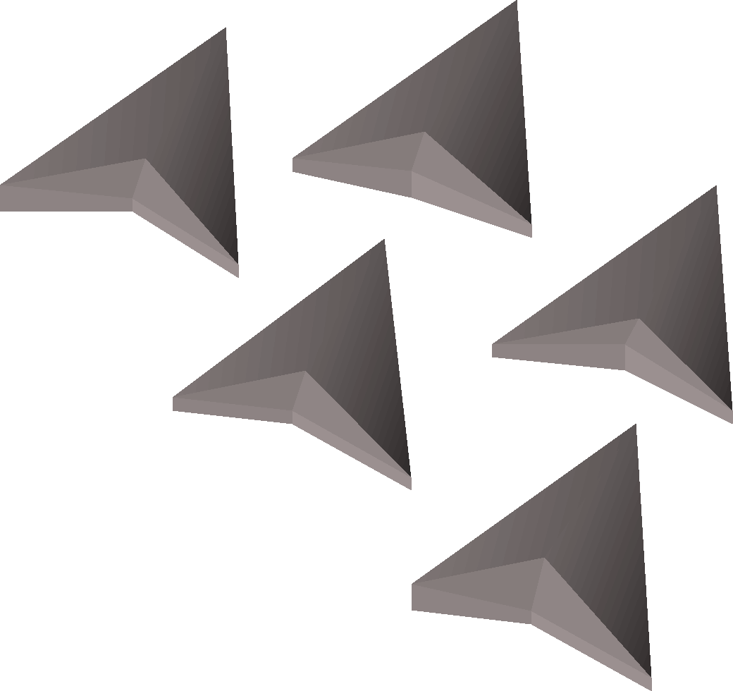 Broad arrowheads