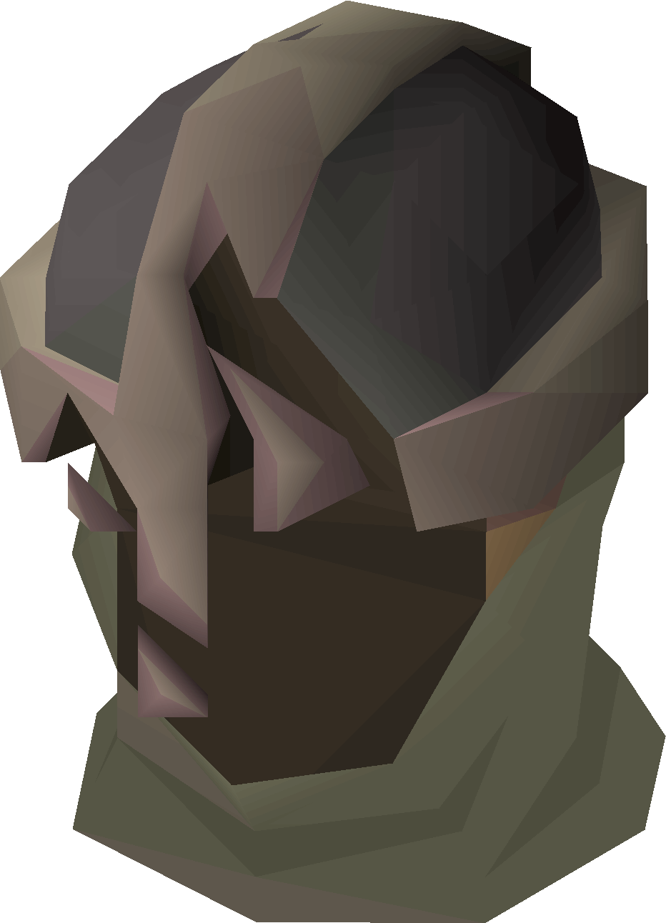 Broken zombie helmet