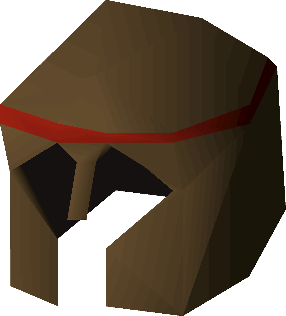 Bronze med helm