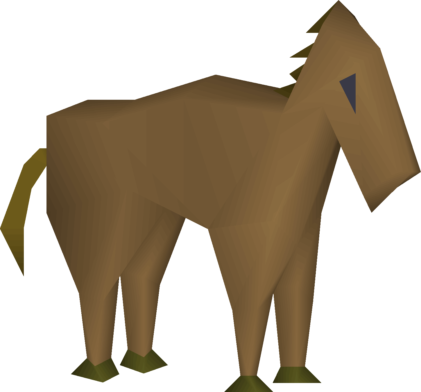 Brown toy horsey