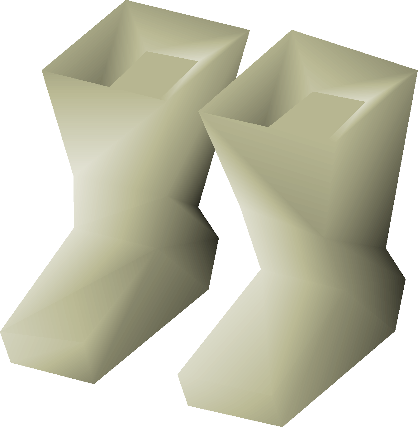 Cream boots