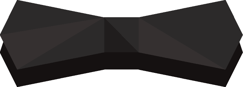 Dark bow tie