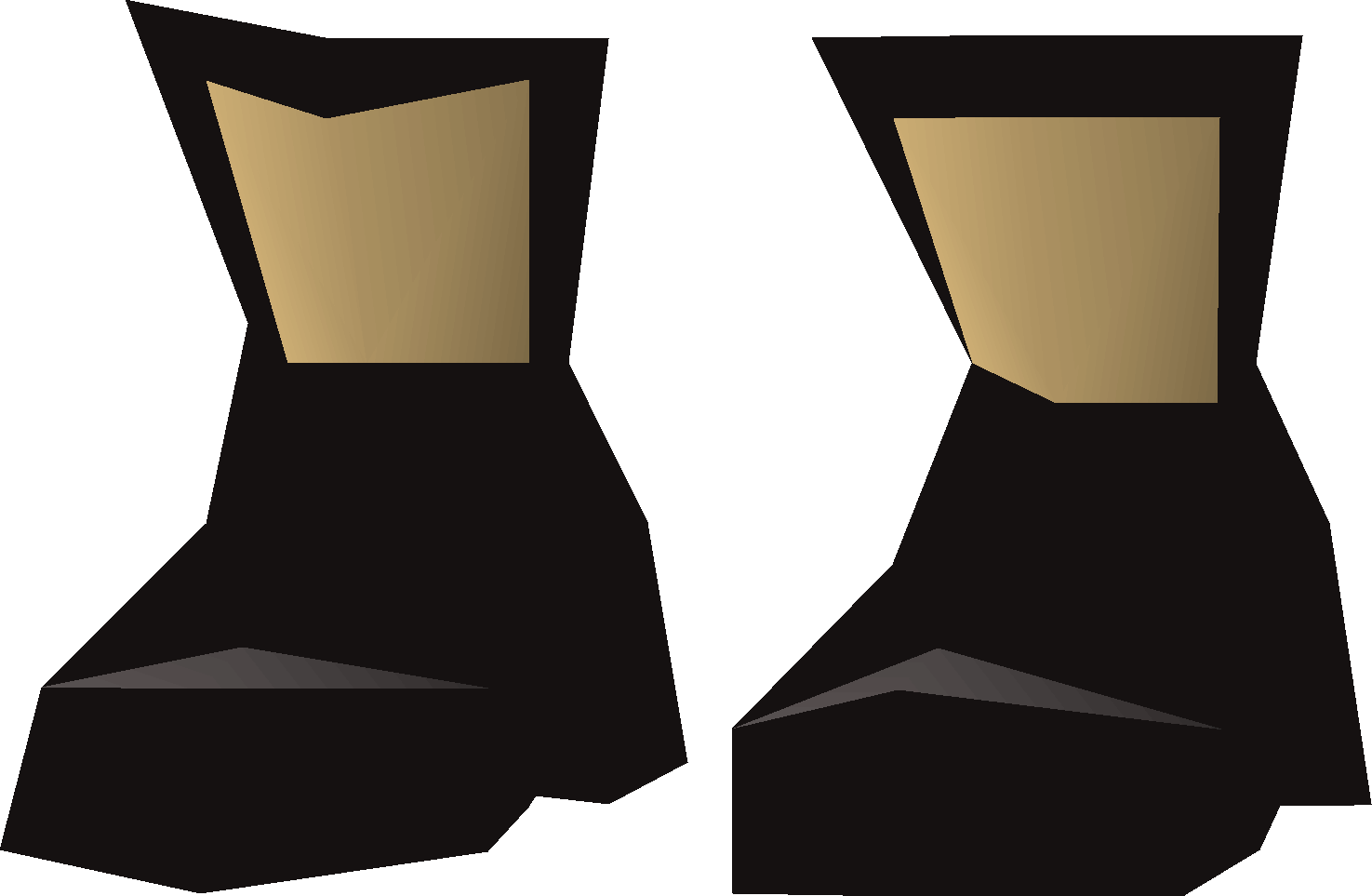 Dark tuxedo shoes