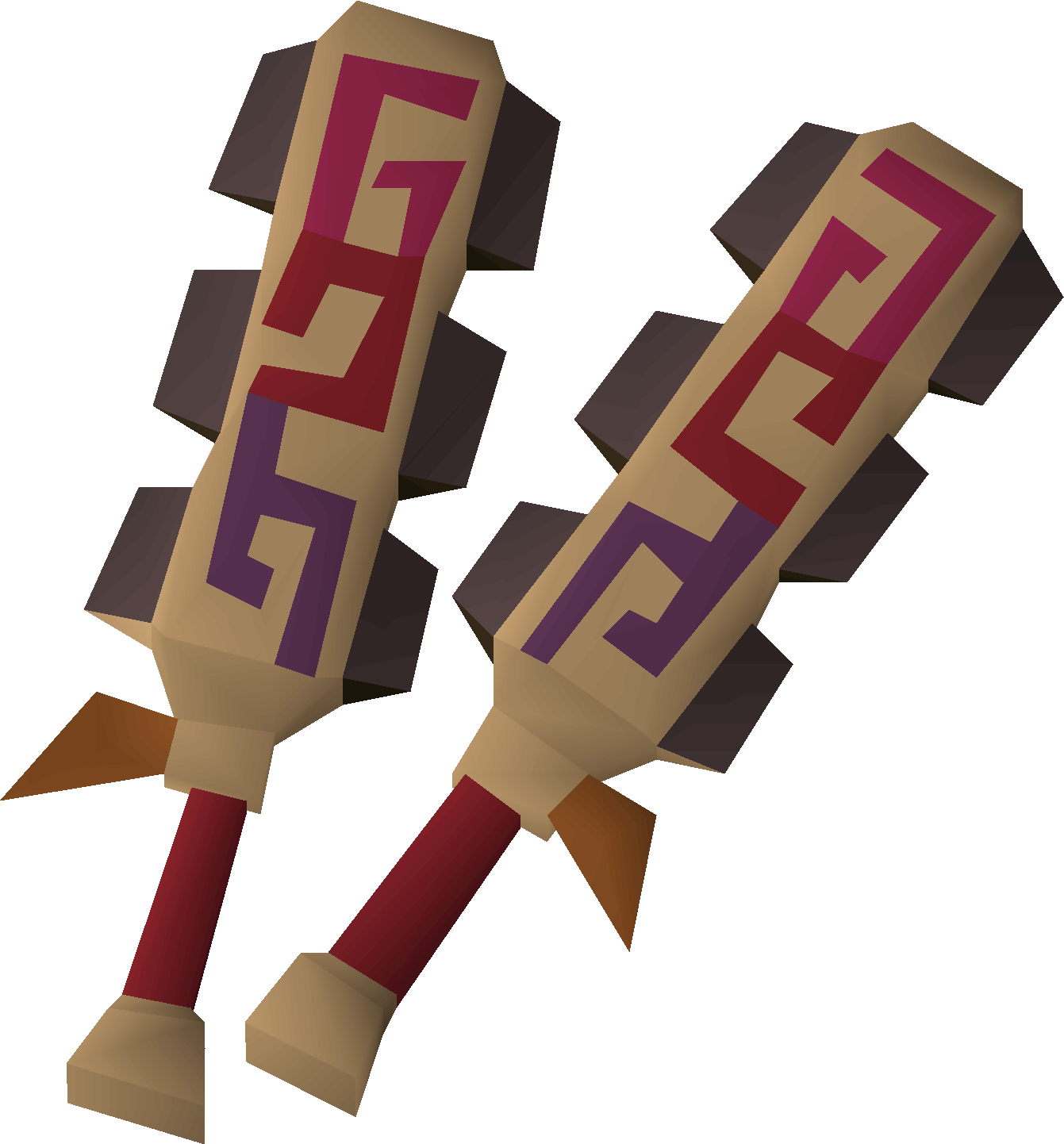 Dual macuahuitl