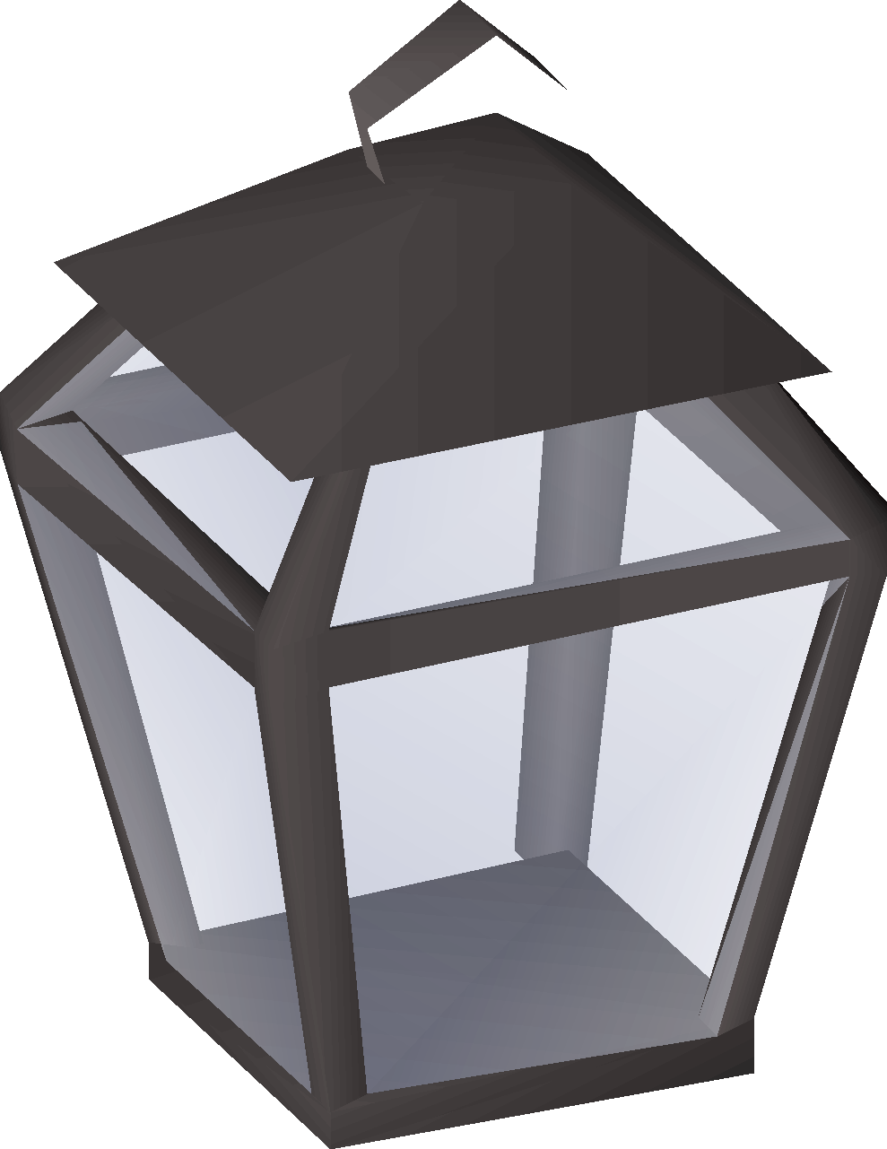 Empty candle lantern