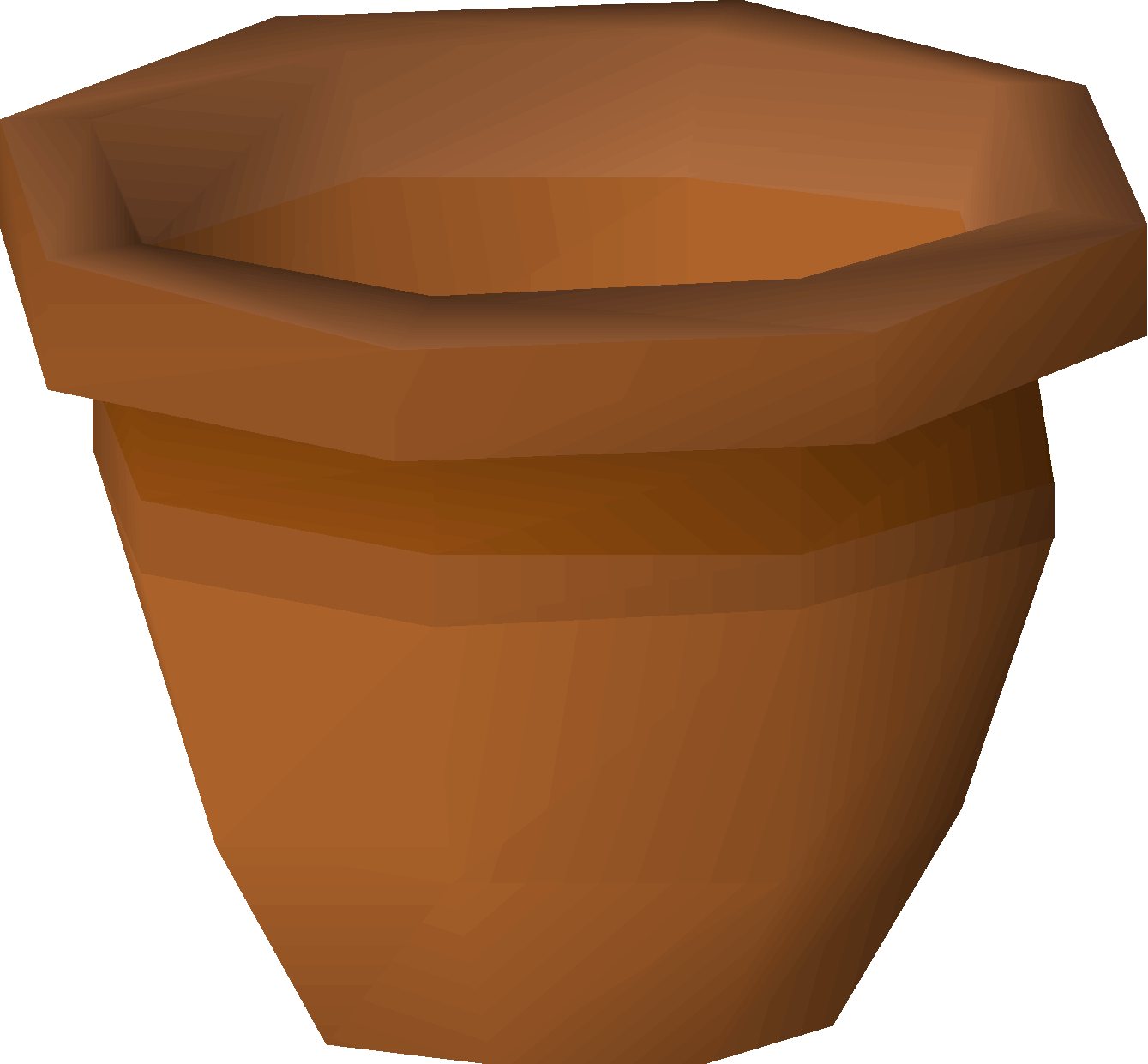 Empty plant pot