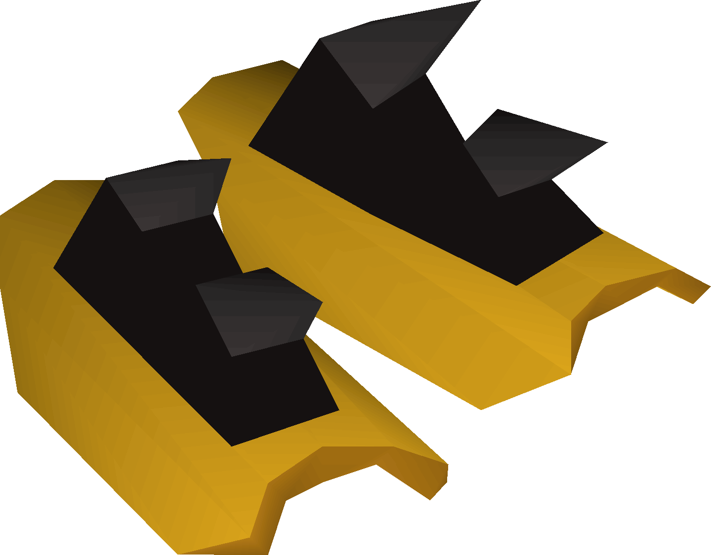 Gilded d'hide vambraces