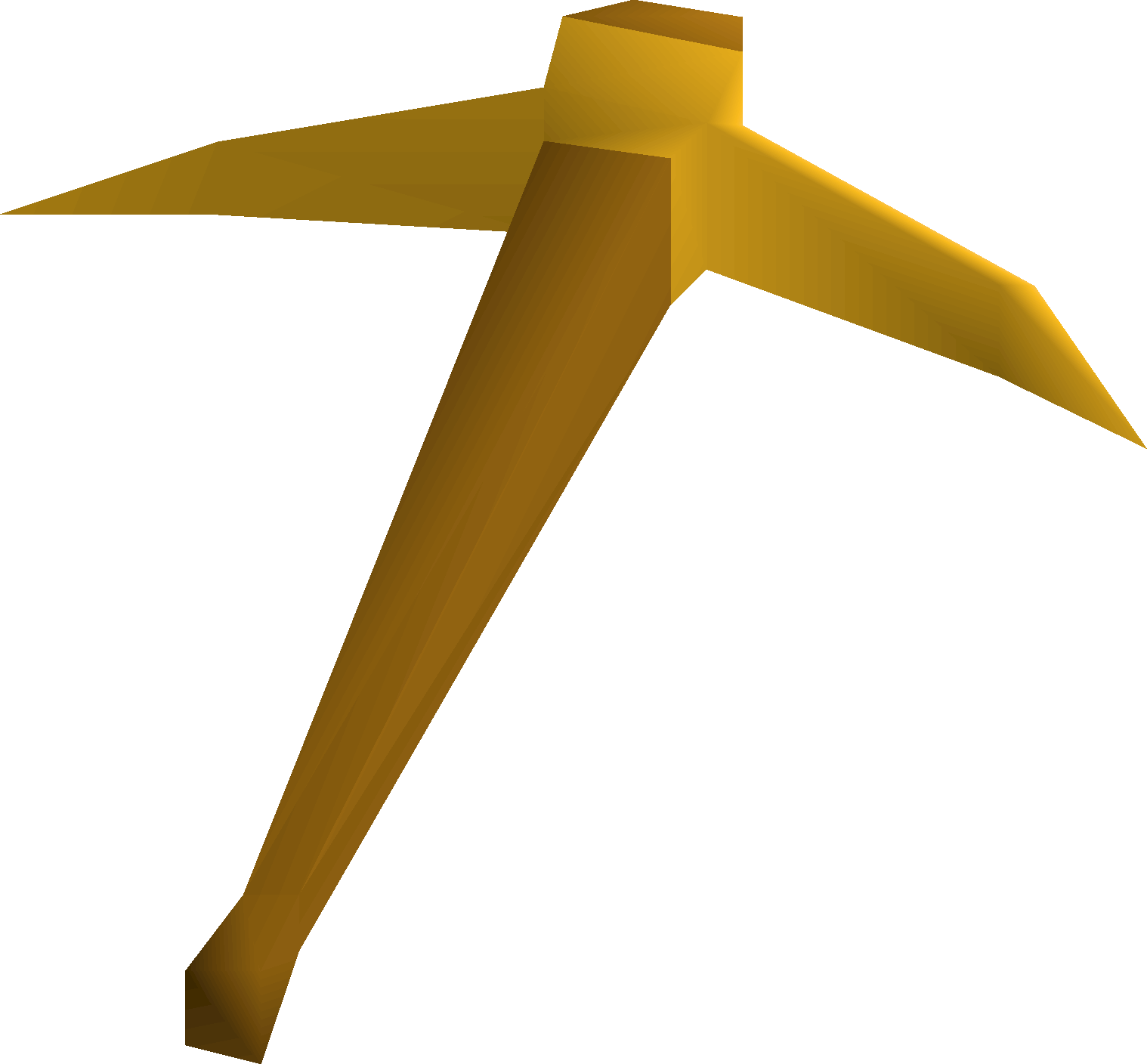 Gilded pickaxe
