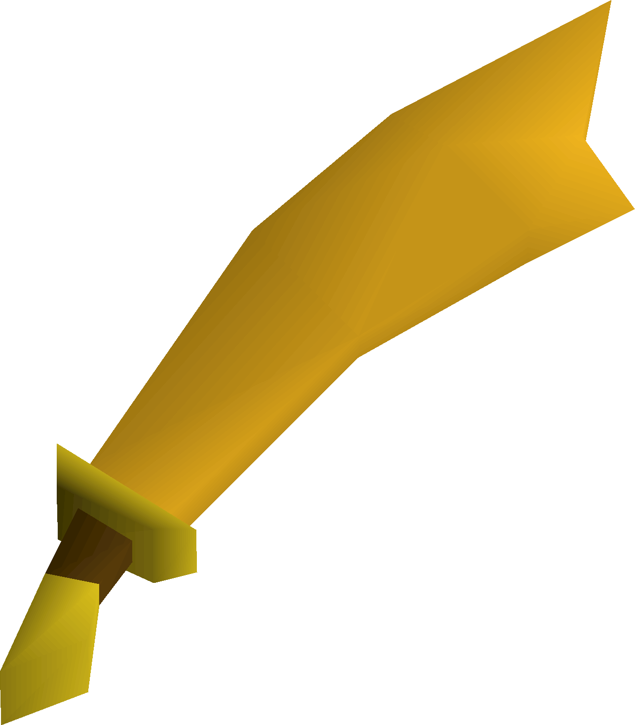 Gilded scimitar