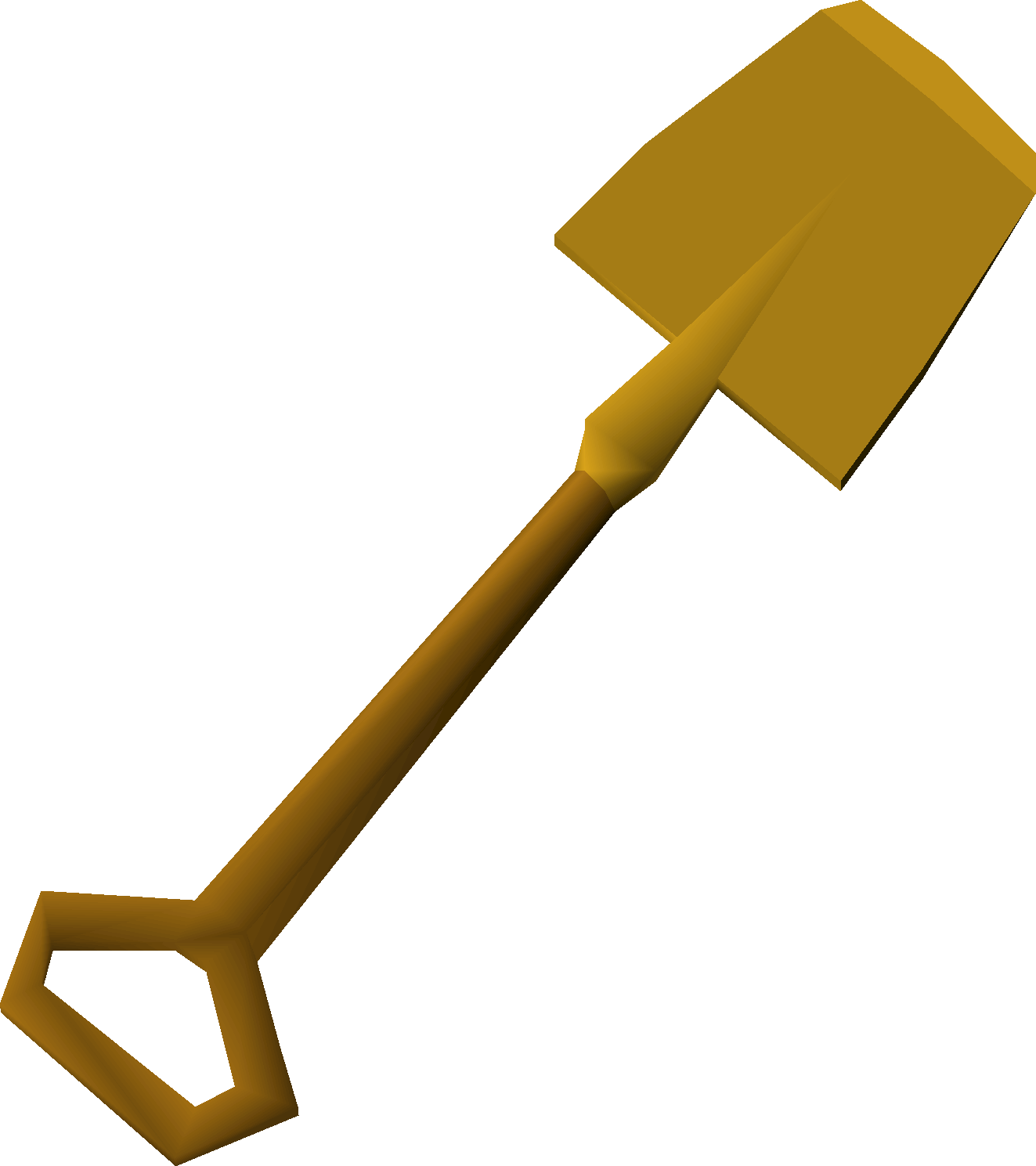 Gilded spade