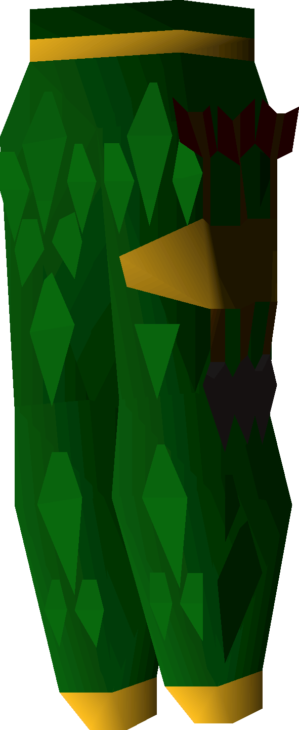 Green d'hide chaps (g)