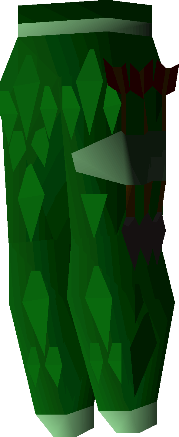 Green d'hide chaps (t)