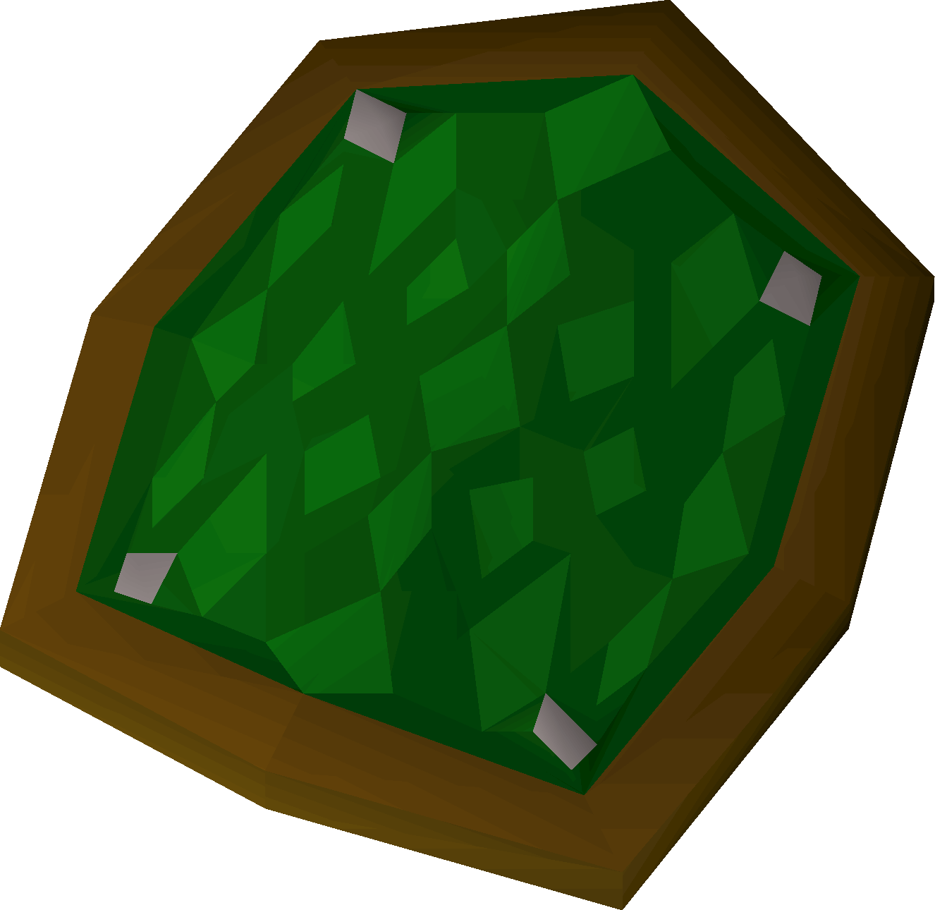 Green d'hide shield