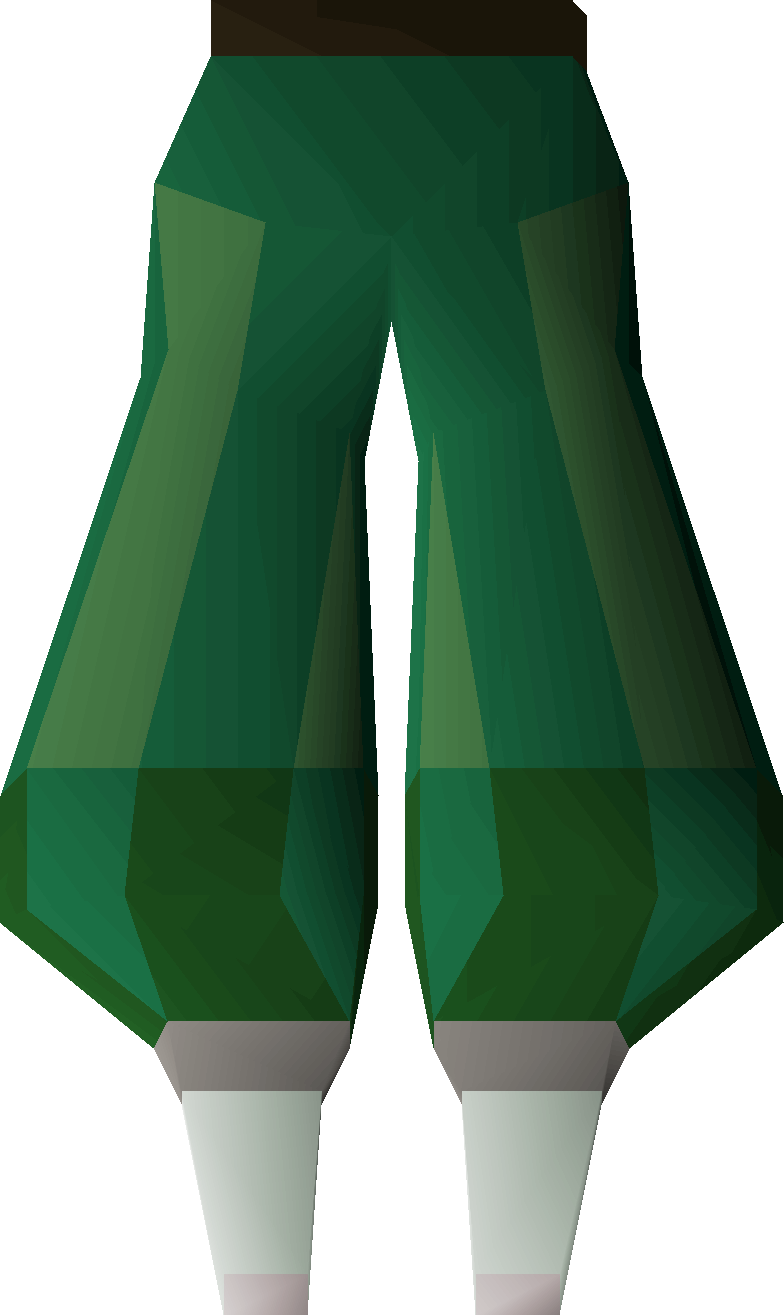 Green elegant legs