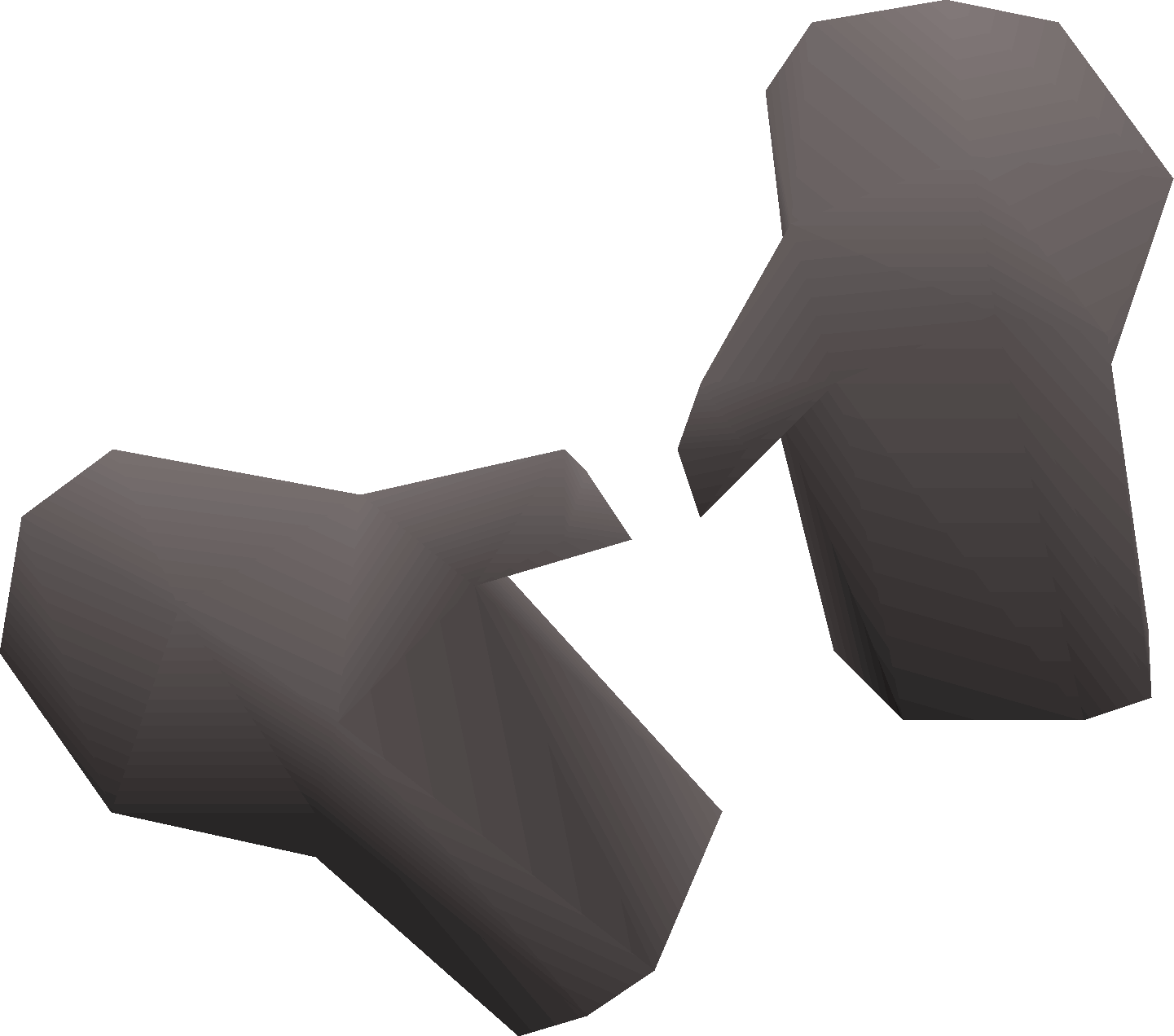 Grey gloves
