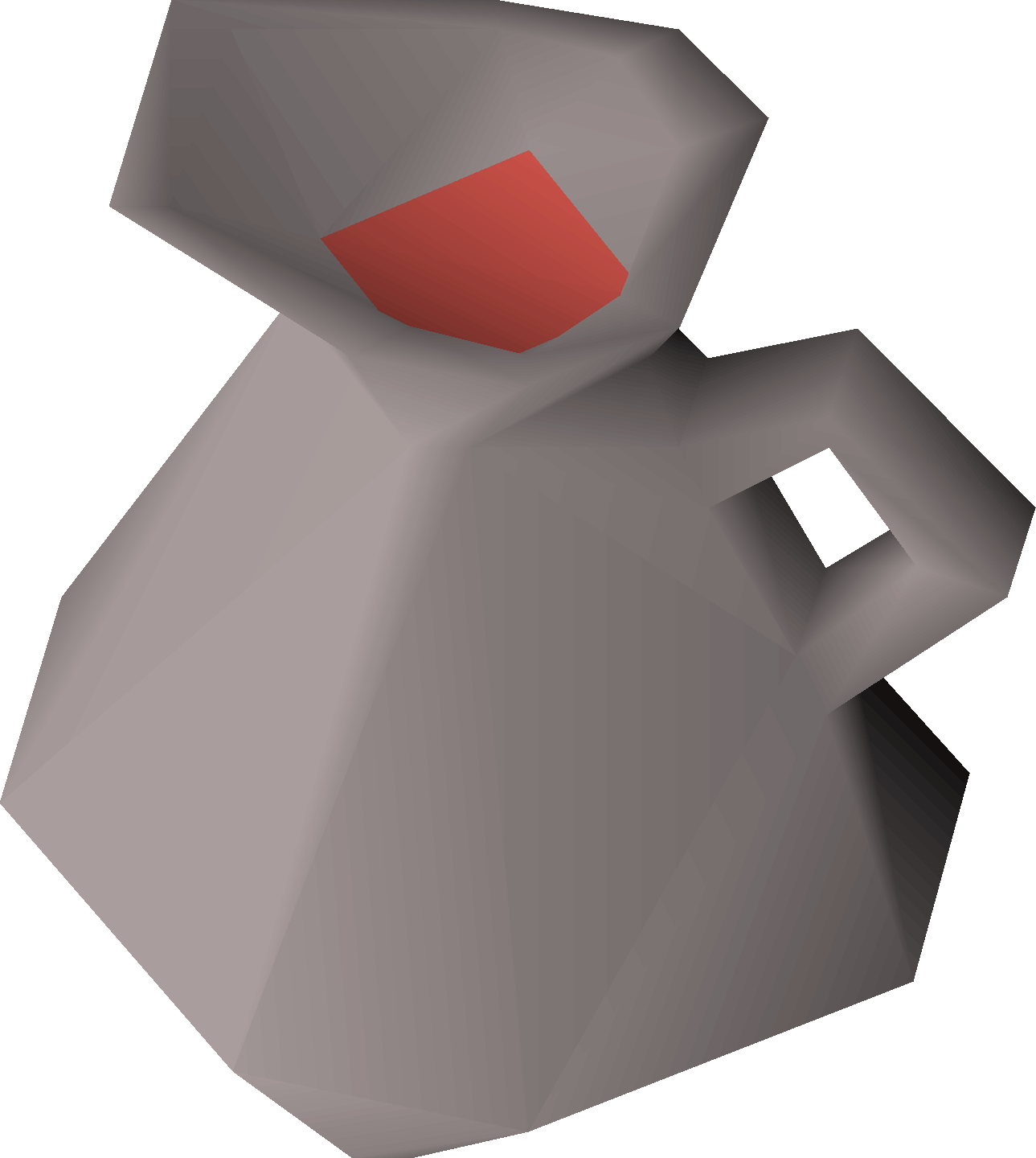 Half full wine jug