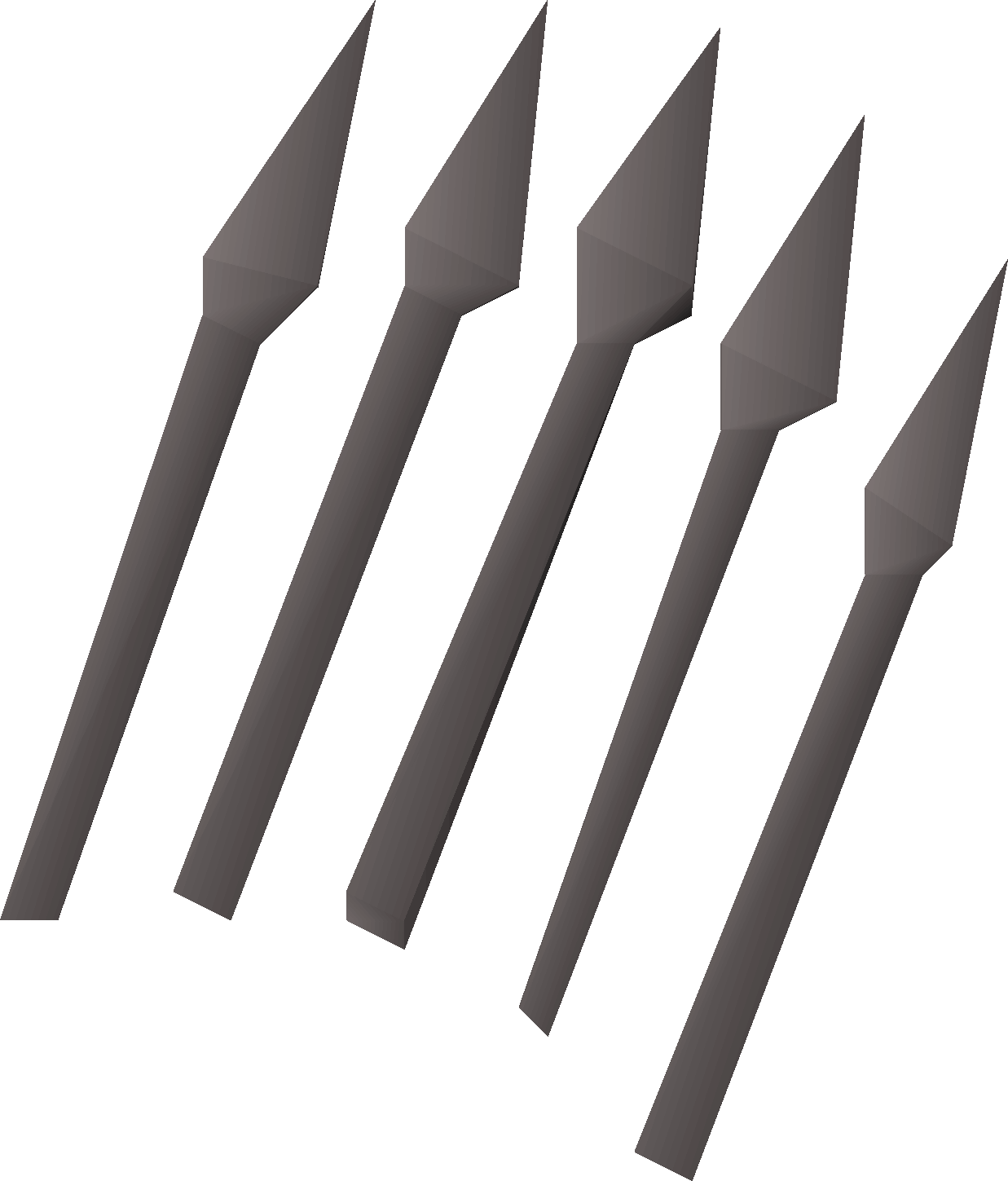 Iron bolts (unf)