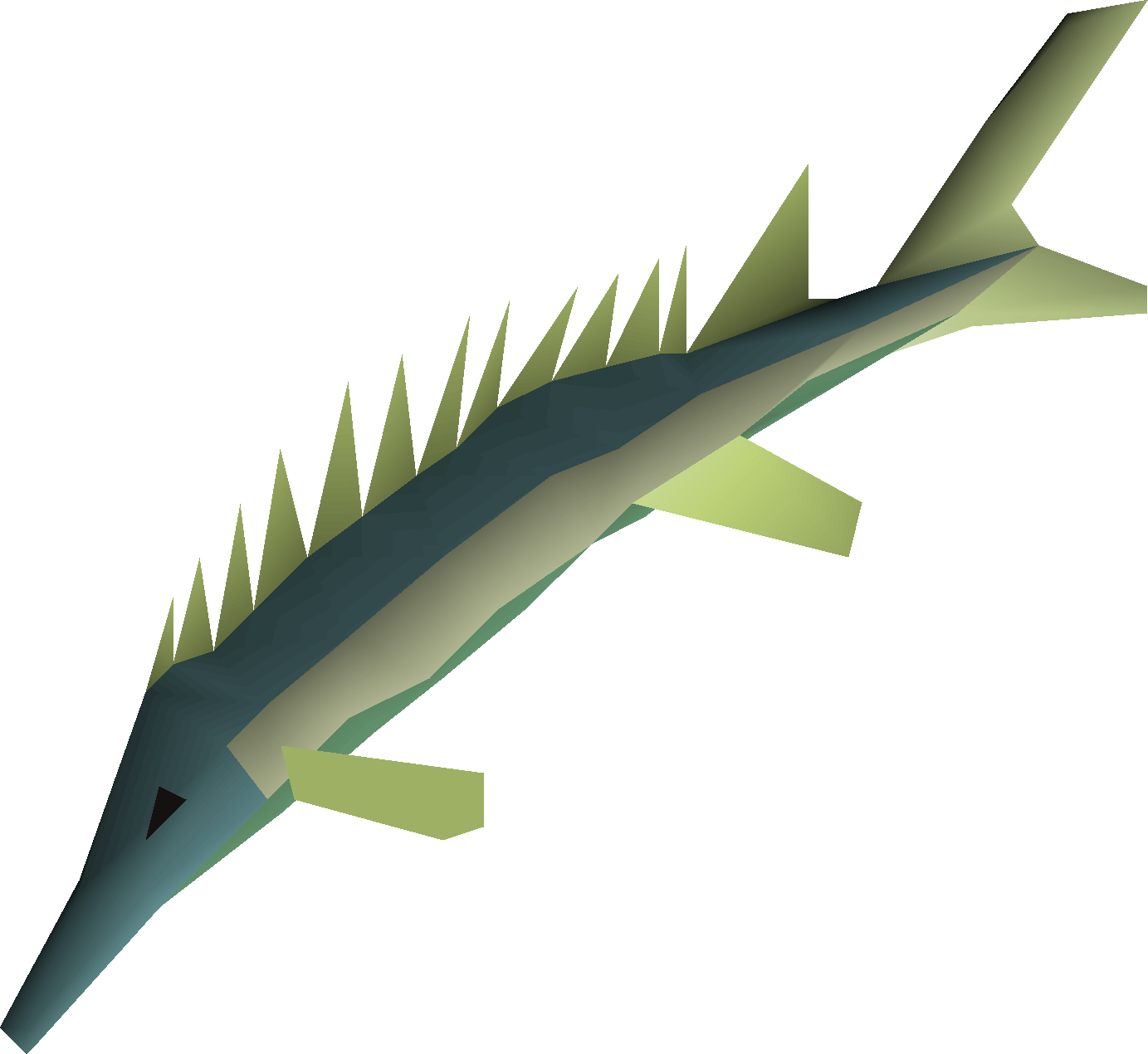 Leaping sturgeon