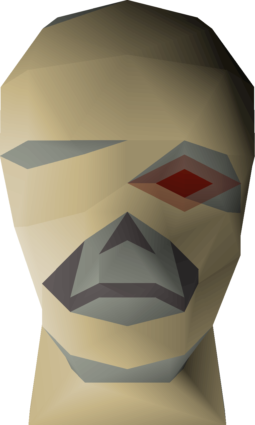 Mummy's head