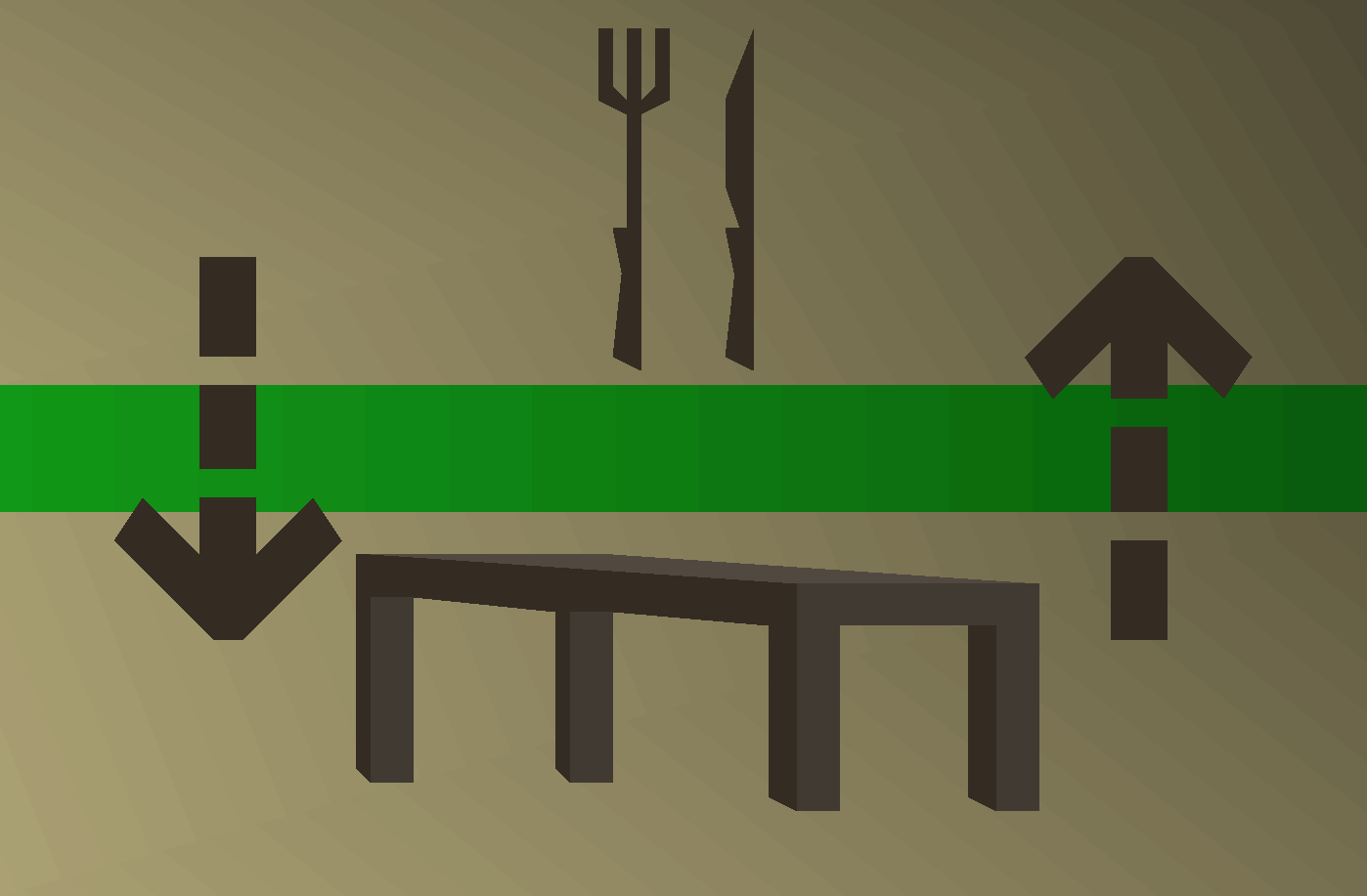 Oak dining table
