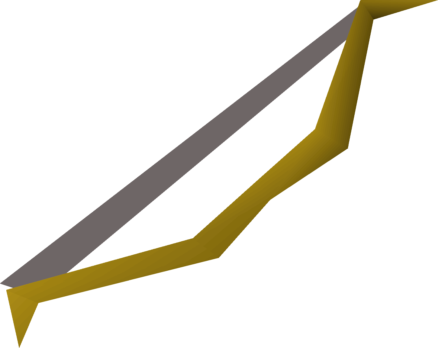 Oak shortbow