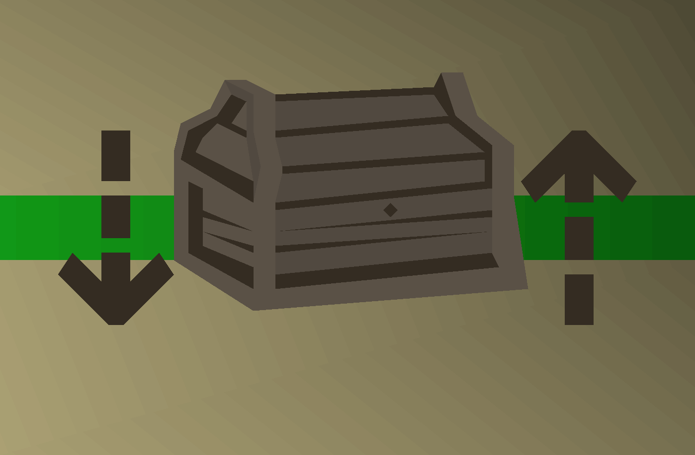 Oak treasure chest