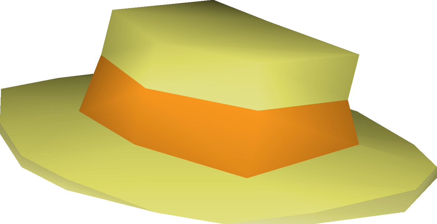 Orange boater