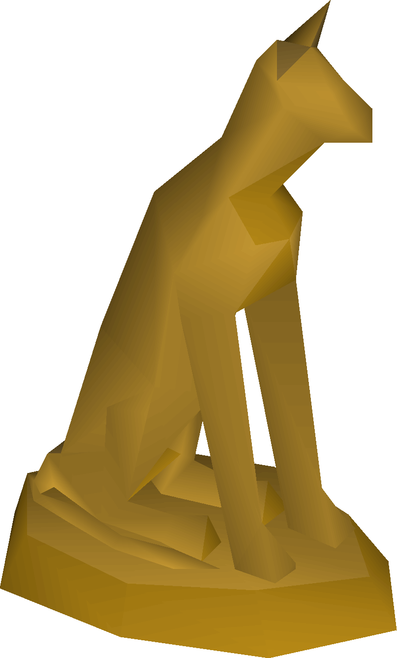 Pottery statuette